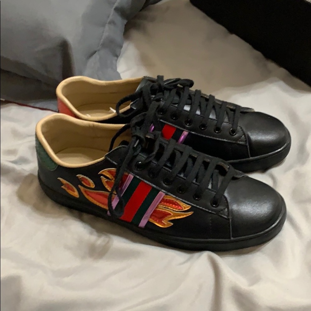 Gucci flame ace sneakers